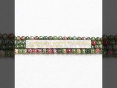 Kristallen ronde vorm losse kralen Strand Clear Quartz Unakite Voor het maken van doe-het-zelf ambachten