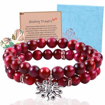 Handgemaakte 8mm Tiger Eye Natuurlijke Edelsteen Armband 4/6/8/10/12mm