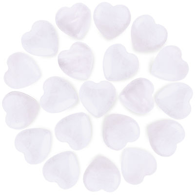 Ornament 0,8' Hartvormige Kristallen Zorgsteen Voor Geestelijke Genezing