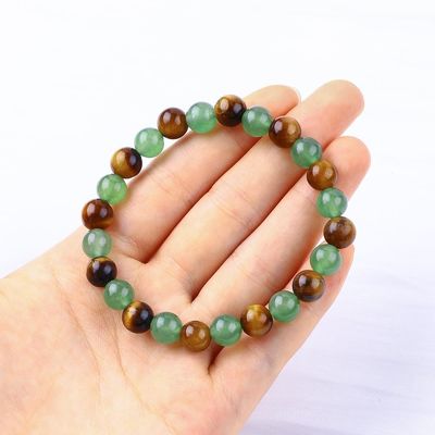 Handgemaakte elastische vrouwen healing stone kristal armbanden voor positieve energie
