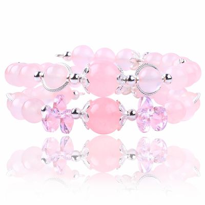 Genezende Energie Vrouwen Edelsteen Perlen Armband 4/6/8/10/12mm