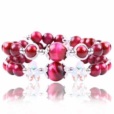 Genezende Energie Vrouwen Edelsteen Perlen Armband 4/6/8/10/12mm