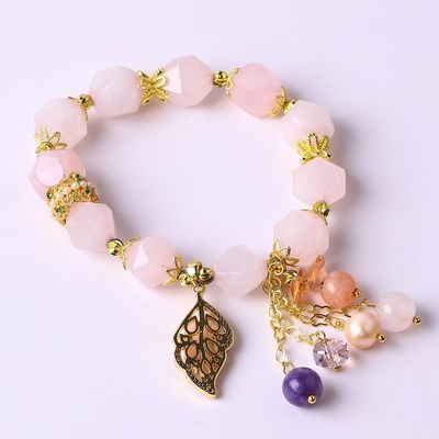 Genezende kracht 10mm edelsteen met kralen ronde armbanden met prachtige charmes