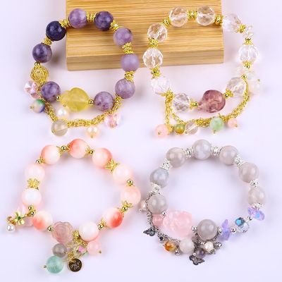 Party Juwelen Edelstenen Steen Stretch Armbanden Voor Het Geven Van Gift