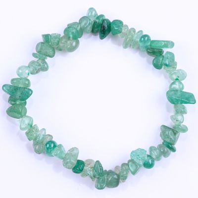 Onregelmatige splinterkorrel Grijvel Genezende energie Chakra Natuurlijke steen Armband OEM ODM