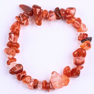 Onregelmatige splinterkorrel Grijvel Genezende energie Chakra Natuurlijke steen Armband OEM ODM