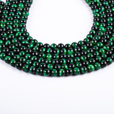 8mm Groene tijgeroog Edelsteen Healing Kristallen Steen Perlen Voor Juwelen