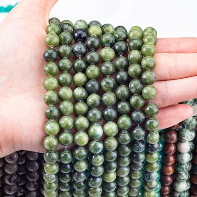 Zuidelijke Jade Ronde Perlen Natuurlijk Kristal Edelsteen Verschillende Perlen Grootte Losse Perlen Strengen voor DIY Juwelen maken