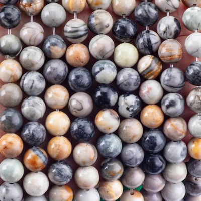 8mm natuurlijke Picasso edelstenen kralen helende kristalstenen kralen voor sieraden maken