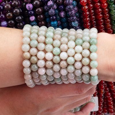 Ze Tai Jade Ronde Perlen Natuurlijke Kristallen Edelsteen Verschillende Perlen Grootte Losse Perlen Strengen voor DIY Juwelen maken