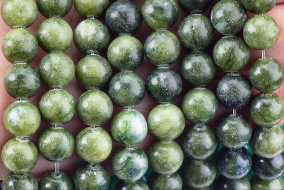 Zuidelijke Jade Ronde Perlen Natuurlijk Kristal Edelsteen Verschillende Perlen Grootte Losse Perlen Strengen voor DIY Juwelen maken