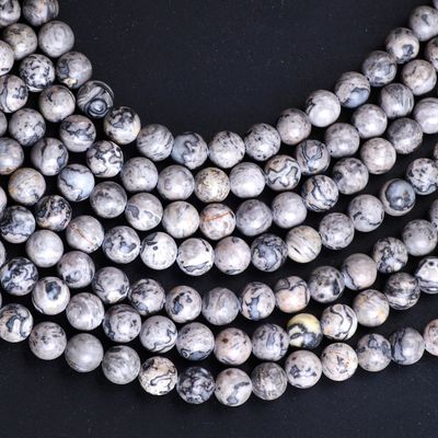 8mm natuurlijke kaart steen edelsteen kralen helende kristallen steen kralen voor het maken van sieraden