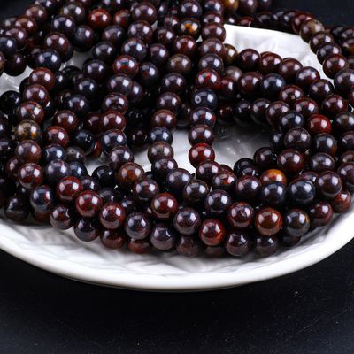 Rode bloem jaspis ronde kralen natuurkristal edelsteen verschillende grootte losse kralen strengen voor zelfstandig sieraden maken