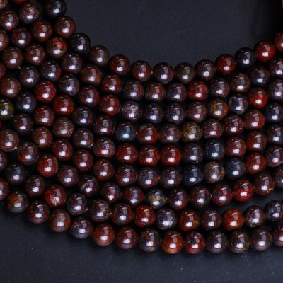 Rode bloem jaspis ronde kralen natuurkristal edelsteen verschillende grootte losse kralen strengen voor zelfstandig sieraden maken