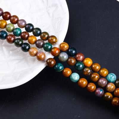 8mm natuurlijke oceaan steen edelsteen kralen helende kristallen steen kralen voor het maken van sieraden
