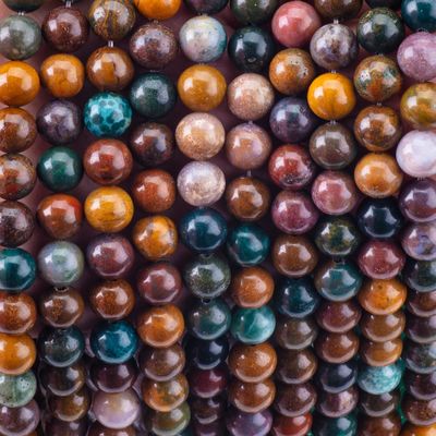 8mm natuurlijke oceaan steen edelsteen kralen helende kristallen steen kralen voor het maken van sieraden