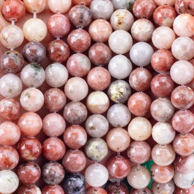 8 mm Rood pruimenbloesem edelsteen Healing Crystal Stone Perlen voor het maken van juwelen