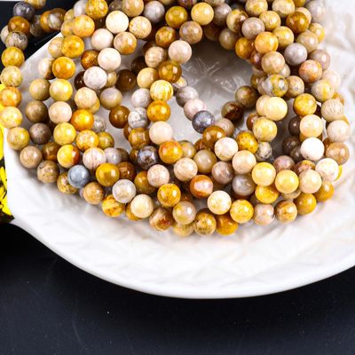Chrysanthe steen ronde kralen natuurlijke kristal edelsteen losse kralen strengen voor zelfstandig sieraden maken