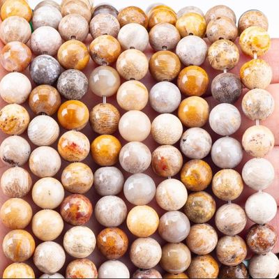 Chrysanthe steen ronde kralen natuurlijke kristal edelsteen losse kralen strengen voor zelfstandig sieraden maken