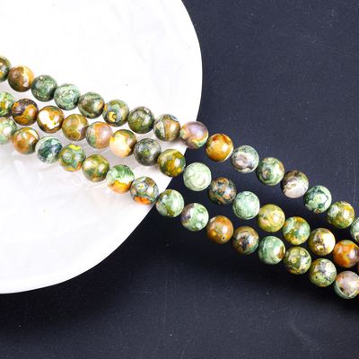 Kambaba Jasper Ronde Perlen Natuurlijk Kristal Edelsteen Losse Perlen Strengen voor DIY Juwelen maken