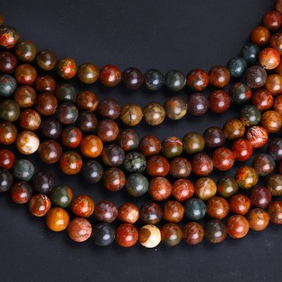 Rood Turquoise Ronde Perlen Natuurlijk Kristal Edelsteen Losse Perlen Strengen voor DIY Juwelen maken
