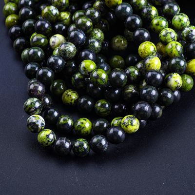 Serpentine Jade Ronde Perlen Natuurlijk Kristal Edelsteen Losse Perlen Strengen voor DIY Juwelen maken