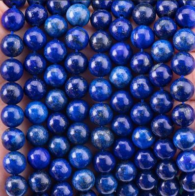 Halve edelsteen lapislazuli ronde kralen kristal edelsteen losse kralen strengen voor zelfstandig sieraden maken