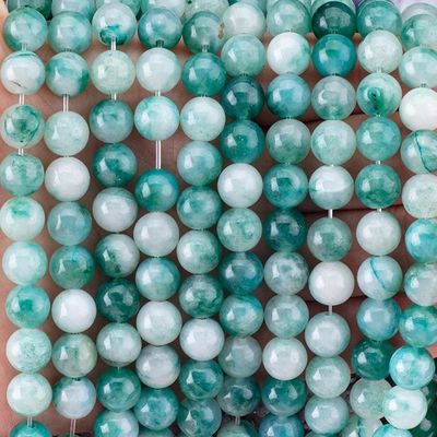 8 mm blauwe jade edelsteen kralen helende kristalsteen kralen voor sieraden maken