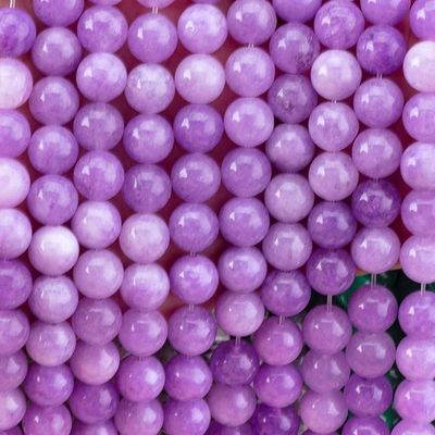 8mm violette jade edelsteen kralen helende kristalsteen kralen voor sieraden maken