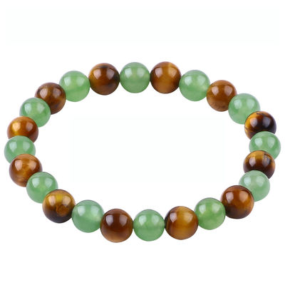Handgemaakte elastische vrouwen healing stone kristal armbanden voor positieve energie