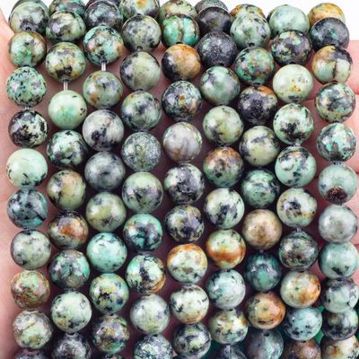 Handgemaakte DIY Juwelen Maken 8mm Afrikaanse Turquoise Crystal Beads Loose Gemstone Beads