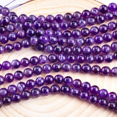 Donkere amethist halfedelstenen kralen losse edelstenen voor het maken van sieraden