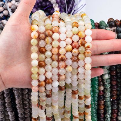 8mm Afghaanse jade edelsteen kraal Healing Crystal Stone kraal voor sieraden maken