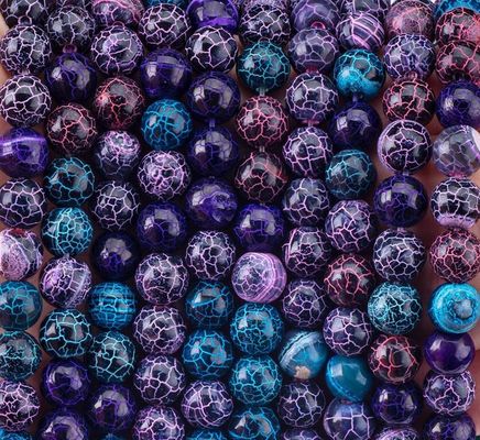 Schitterend weergekozen agate losse kralen strengen half edelsteen gekraakt agate voor doe-het-zelf sieraden maken