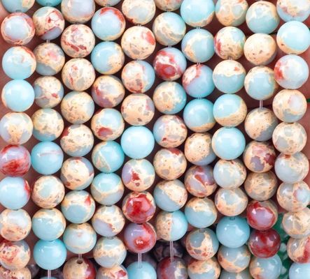 Semi-Edelsteen Shoushan Steen Jasper losse kralen strengen Slangenhuid Steen voor zelfstandig sieraden maken