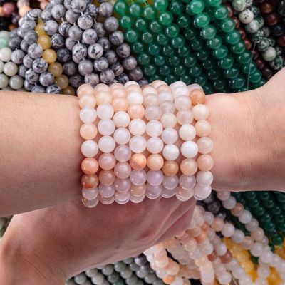 2 mm Roze Aventurine Semi-Edelsteen Perlen Ronde vorm