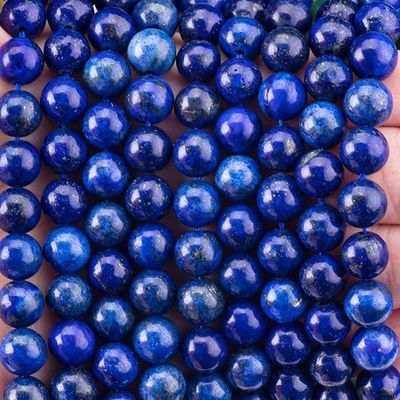 8mm donkere lapislazuli edelsteen kraal helende kristalsteen kraal voor sieraden maken