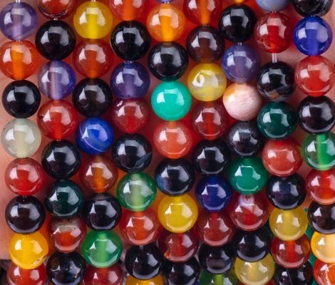 Natuurlijke genezende energie bloem achatenperlen voor sieraden maken