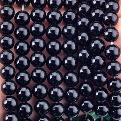 8mm Zwarte Onyx Edelsteen Perlen Healing Crystal Stone Perlen Voor Juwelen Maken