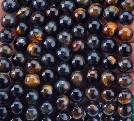 Natuurlijke kristal edelsteen geel blauw tijgeroog losse kralen strengen halffabrieksteen voor het maken van juwelen