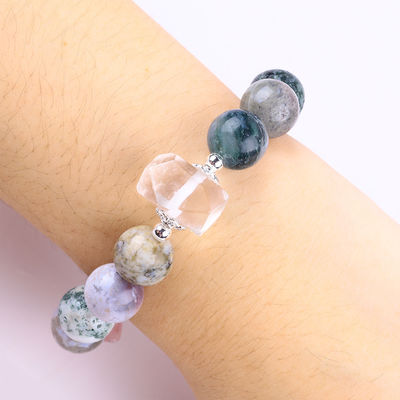 Handgemaakte edelsteen kraan Armband Natuurlijk Versten Hout Steen Armband Verstelbare Hart Charms Armband Voor Feest Dag