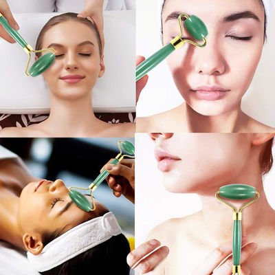 Gezichtsmassage 100% natuurlijk kristalgroen Aventurine Gezichts Jade Roller