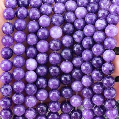 8 mm hoogwaardige heldere violette galaxy agaat edelsteen kralen helende kristalsteen kralen voor sieraden maken