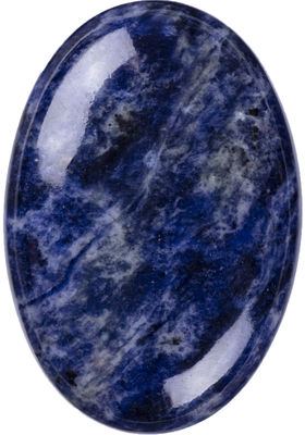 Natuurlijke gepolijste Sodalite Palm Stone Sodalite Pocket Gemstone Sodalite Worry Stone Voor stressverlichting Huisdecoratie