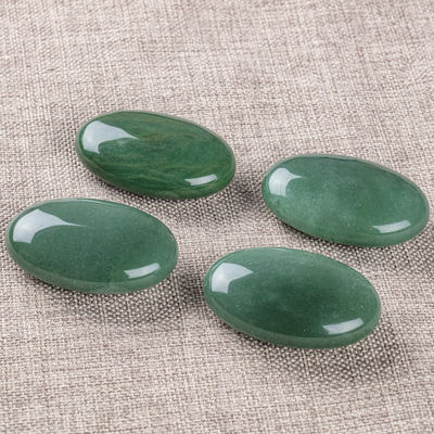Natuurlijke gepolijste groene Aventurine Palmsteen Groene Aventurine Pocket Worry Edelsteen Voor stressvermindering Huisversiering