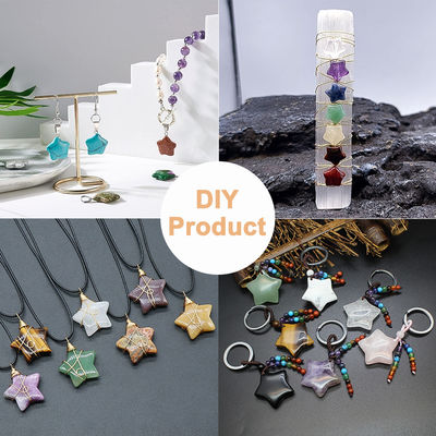 Ster Edelsteen Healing Crystal Ster Steen Voor DIY Sieraden