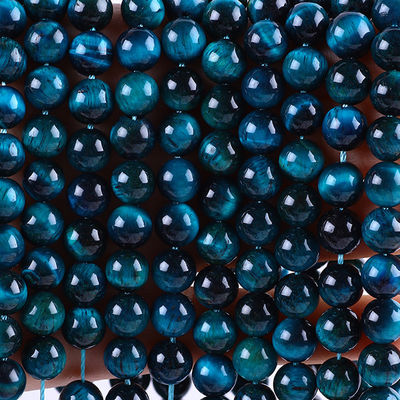 8mm Blauwe Tiger's Eye Edelsteen Healing Crystal Stone Perlen Voor Juwelen maken