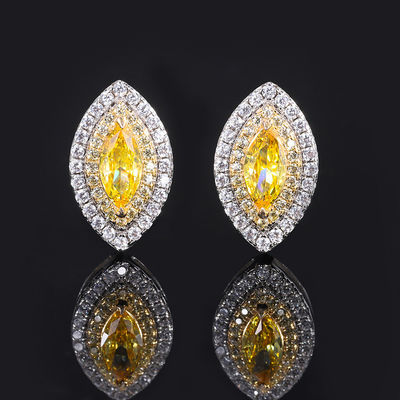 Marquise Shape Exclusief vakmanschap oorbel Edelsteen Zircon Bruidsjuwelen