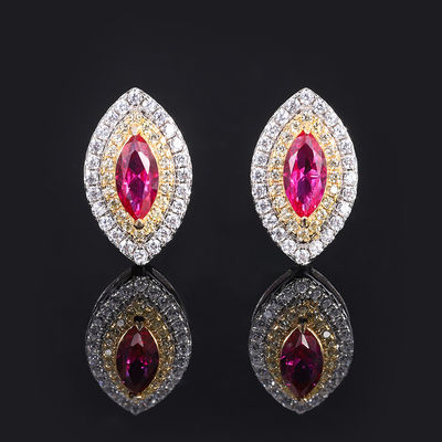 Marquise Shape Exclusief vakmanschap oorbel Edelsteen Zircon Bruidsjuwelen