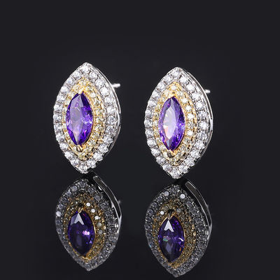 Marquise Shape Exclusief vakmanschap oorbel Edelsteen Zircon Bruidsjuwelen